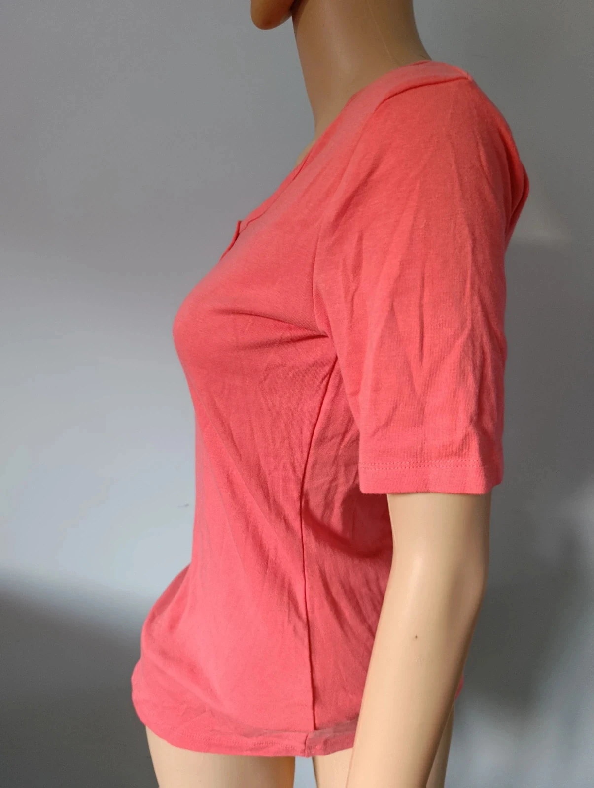 T-shirt Nutmeg coral feminino T38 – Novo com etiqueta – Algodão elástico – photo 5
